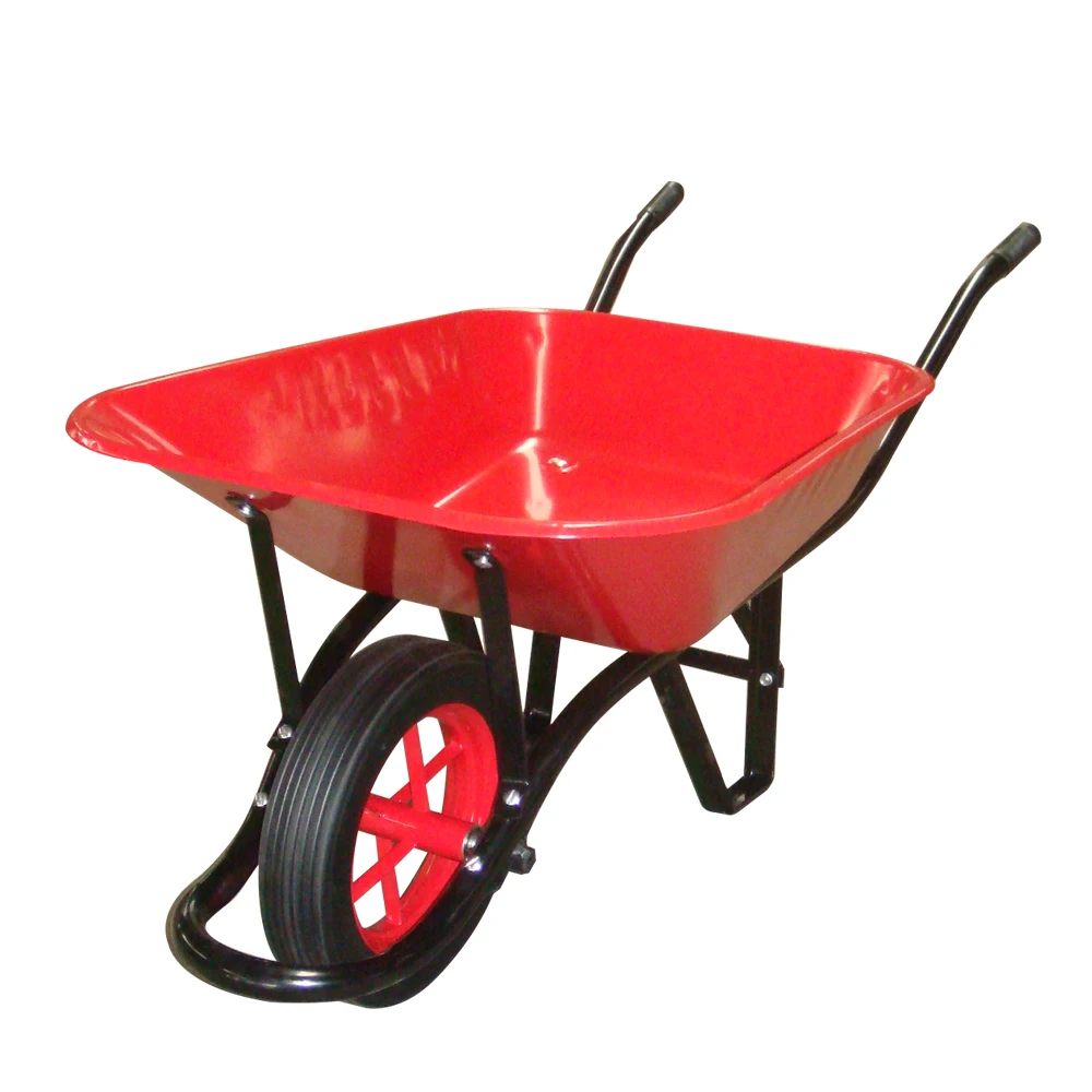 Qingdao wheelbarrow factory wholesale 5CBF sand capacity wheelbarrow
