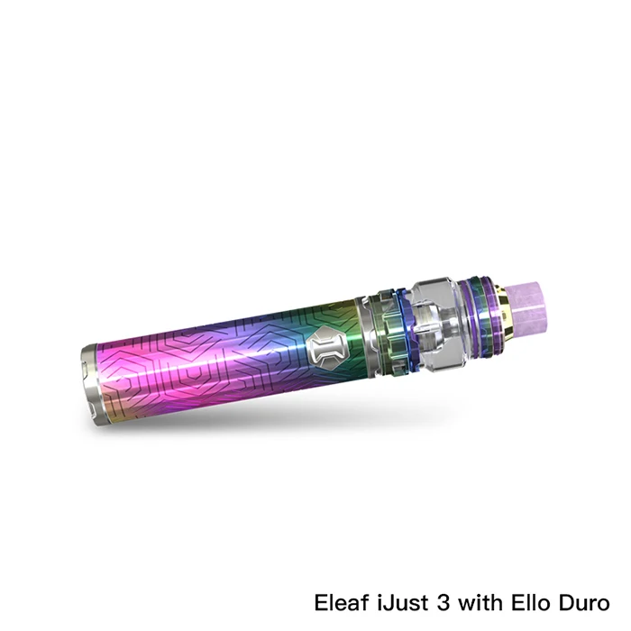 
2019 New Vaporizer Vape Pen ktt E leaf iJust3 3000mAh ecig 80W Eleaf iJust 3 Starter Kit with ELLO Duro 