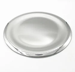 Restaurant & Hotel Supplies Stainless Steel Round Metal Serving Trays
