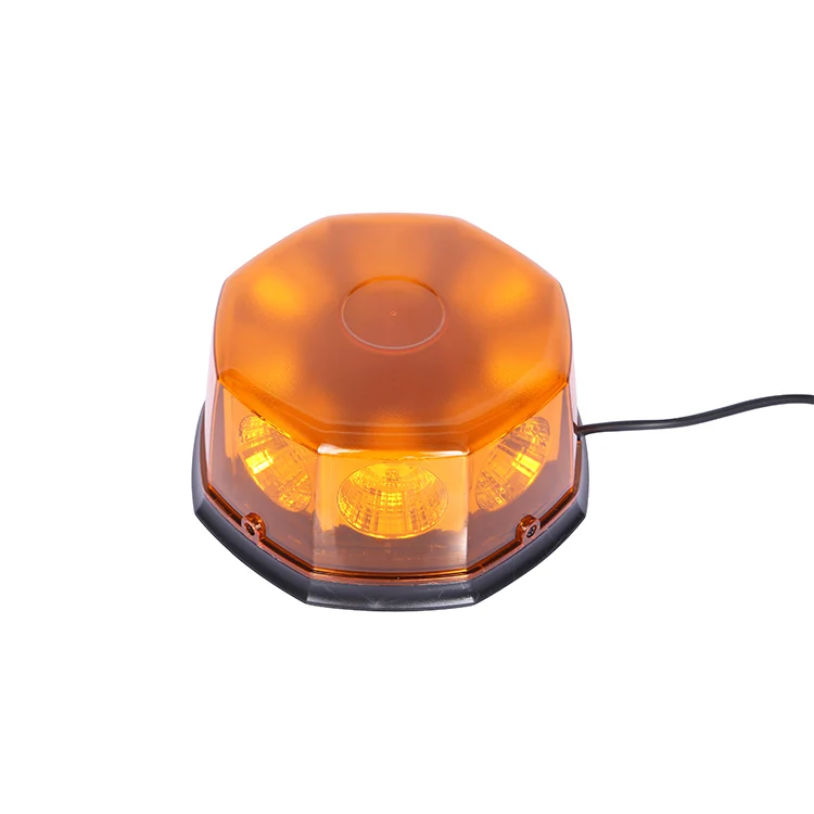 DC 12V 24V Led amber Road safety traffic emergency warning magnetic rotating beacon