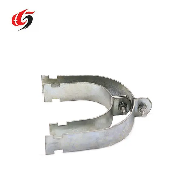steel Double pipe clamps  simple operation steel hanging pipe clamps Channel steel Strut pipe clamp