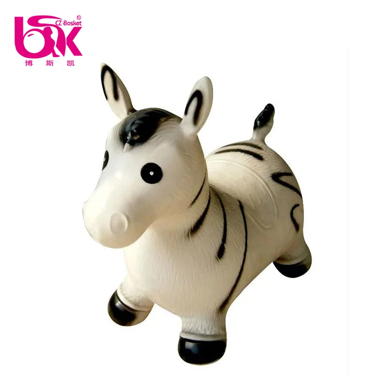 
Colorful Child Non-toxic Inflatable Jumping Riding Horse Animal Toy 