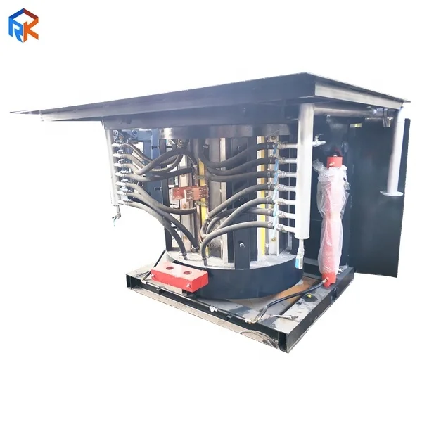 5T series inverter 550KWH steel frame intermediate frequency induction steel melting furnaces