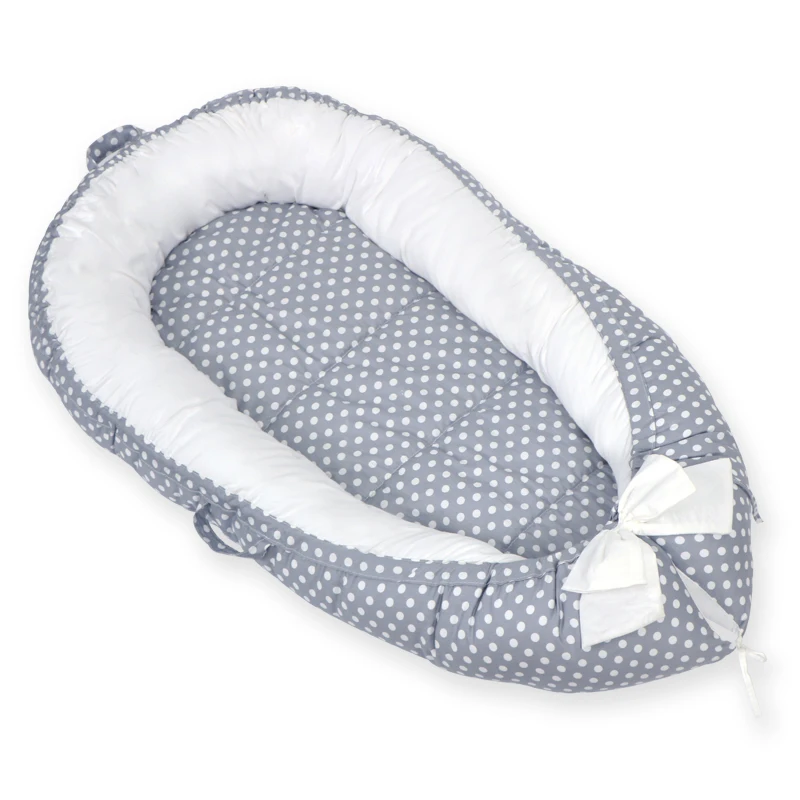 
New style Portable organic cotton Baby nest baby bed baby lounger for infant 