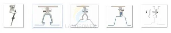 Roof solar panel mounting clamps for Standing seam metal Rooftop sheet