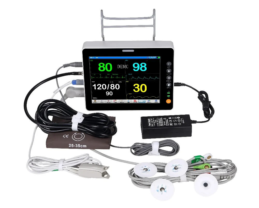 RSD6000 8 Inch  6 parameters Patient Monitor Vital Signs Monitor   for hospital clinic use