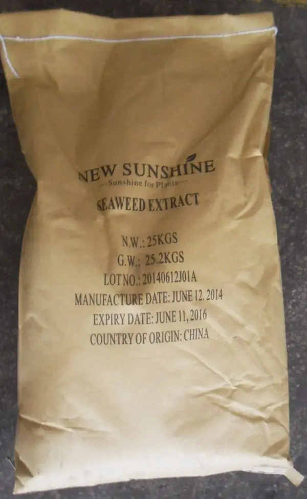 Экстракт морских водорослей, порошковый экстракт морских водорослей, удобрение, органический экстракт морских водорослей