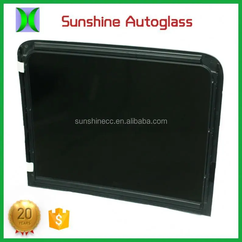
High and top quality designs car roof glass 