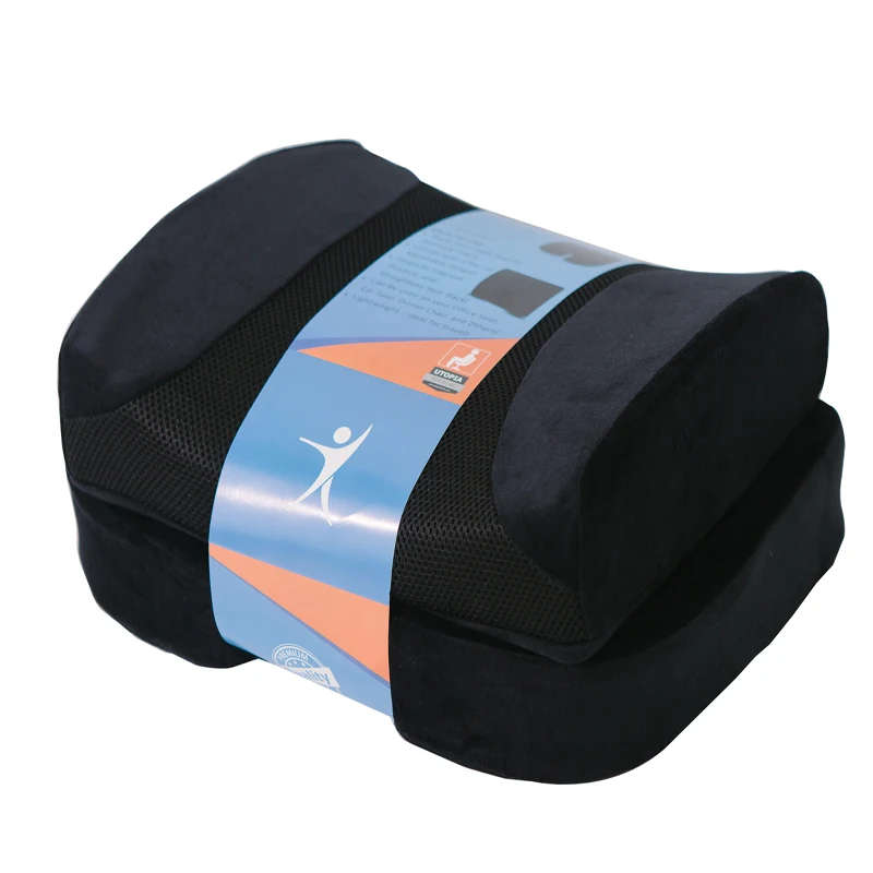 High quality Memory Foam Chair Car Seat Ventilate Mesh Fabric Lumbar Back Support Cushion For Back Pain