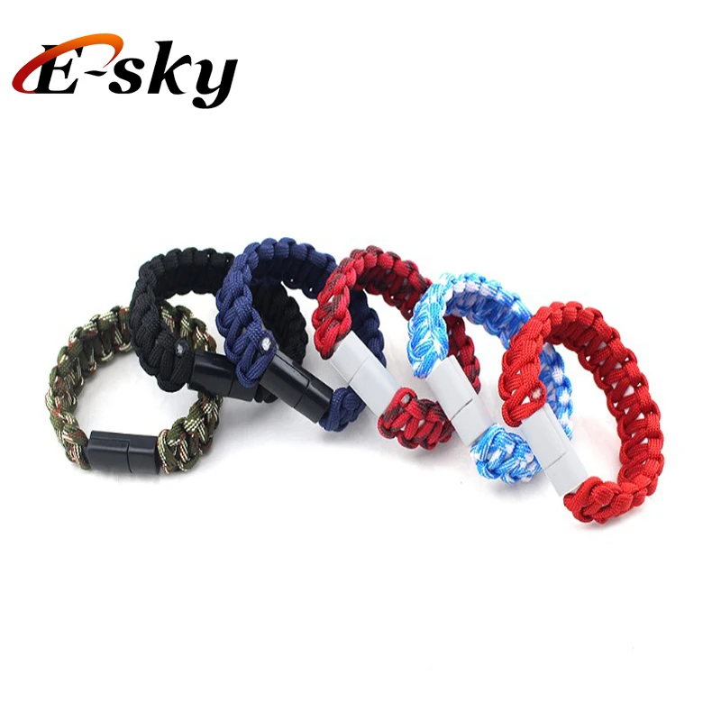 Braided Nylon Paracord Cord Survival Bracelet