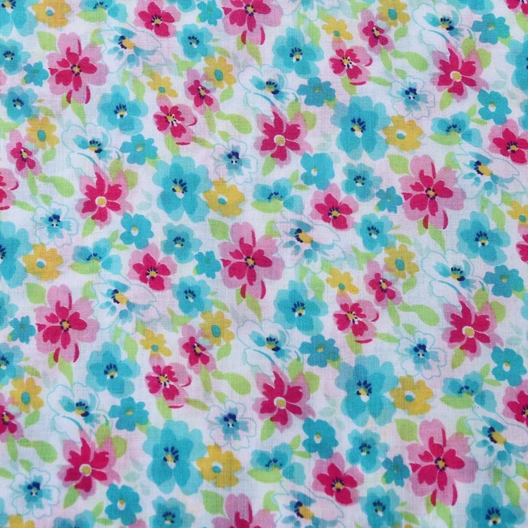 Gots certified organic cotton Factory hot sales 100% cotton custom print new style plain Japanese voile fabric