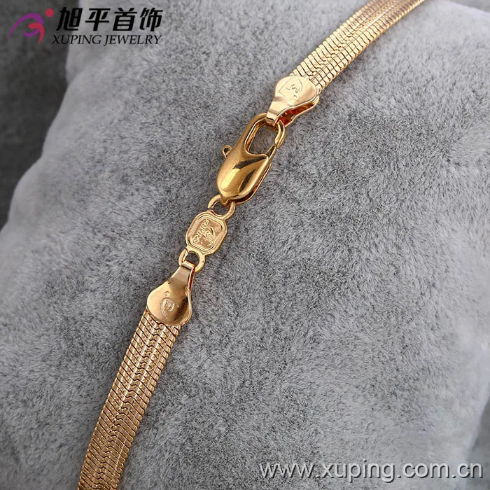72914 2017 fashion jewellery 18k gold plated men bracelet