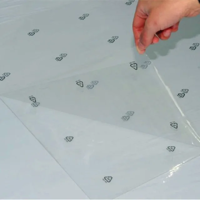 
PE Self Adhesive Covering Film with no residue glue on the surface 