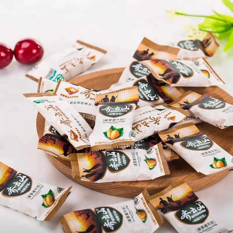 
118g fat free sour jujube gummy snack fruit cake slice 