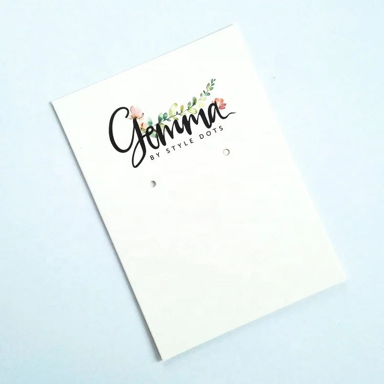 ZPT2-221 пользовательские моды черный с цветочным принтом ожерелье ювелирных изделий серьги выставочный картонный лист