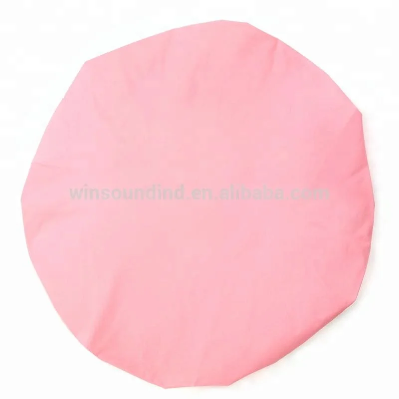 Ameba Waterproof Nylon Polyester and PEVA Double Layer Shower Cap