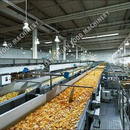 
Fully Automatic Potato Chips Making Machine Plantain Frites Surgeler Processing Plant French Fries Production Line 