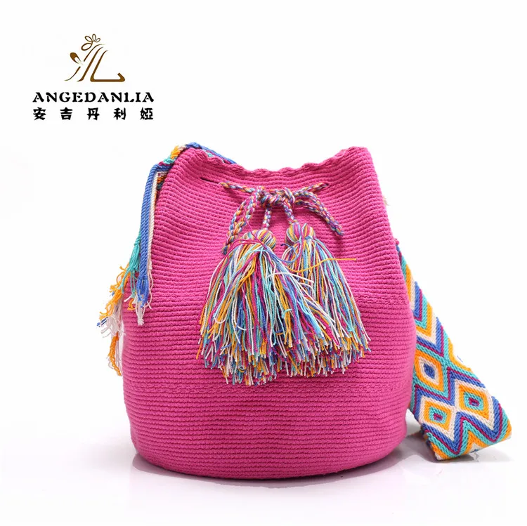 2019 Newest handmade bags ethnic wayuu tassels crossbody handbags