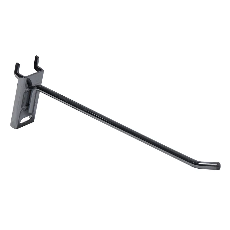 
Factory wholesale custom Competitive price single wire slatwall metal shelf hooks for Supermarket 