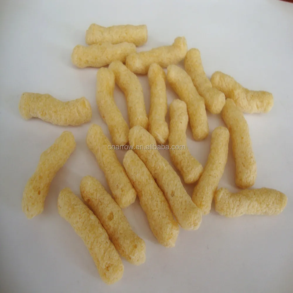 Automatic high quality puffed snacks and casual food making machine Convenient puffed corn casual food making equipment