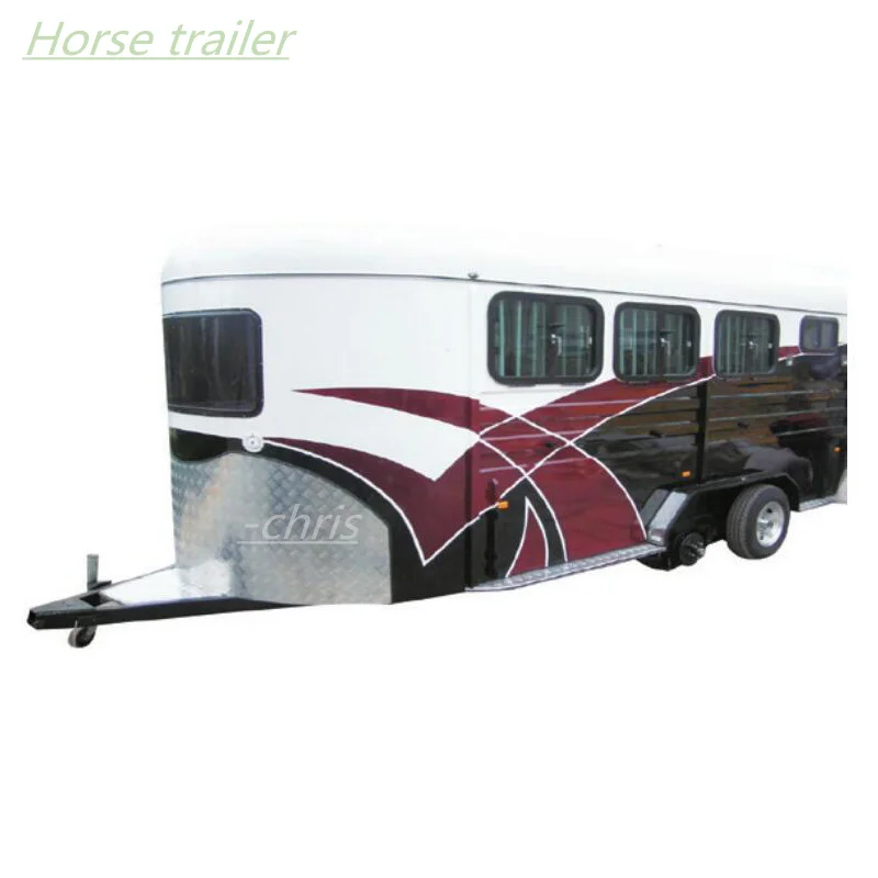 OEM 3 horse trailer cheap miniature horse trailer with horse trailer windows for sale