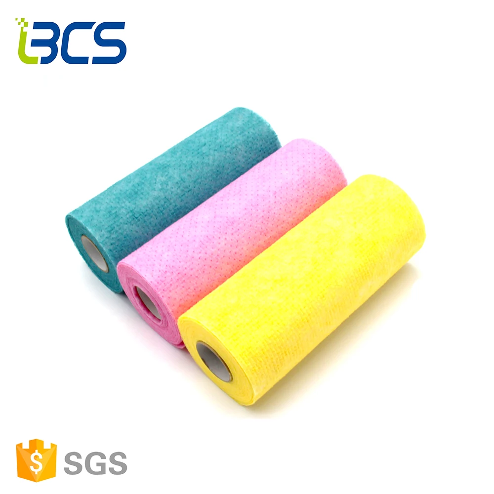 3rolls Disposable durable heavy duty remove melt blown polypropylene non woven wipes Japanese Korean cleaning wash cloth