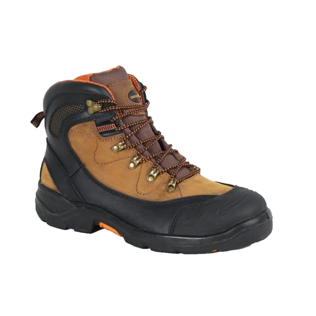 Cheap price Steel toecap mining work boots construction protective anti puncture safety boots
