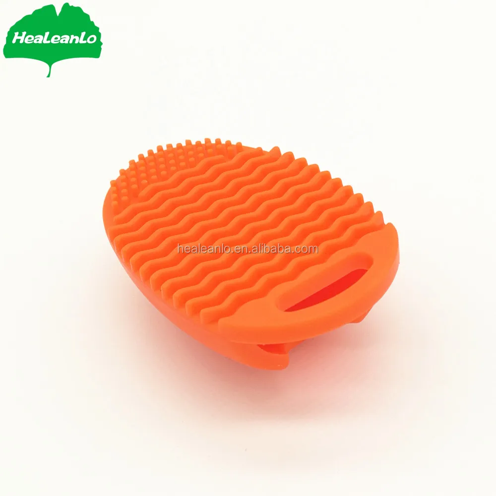 HeaLeanLo Wholesale NEW Product Silicone it makeup brush egg cleaning glove dupe machine