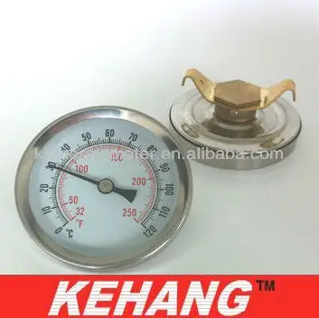 Трубы из нержавеющей стали термометр датчик температуры воды с крыльями