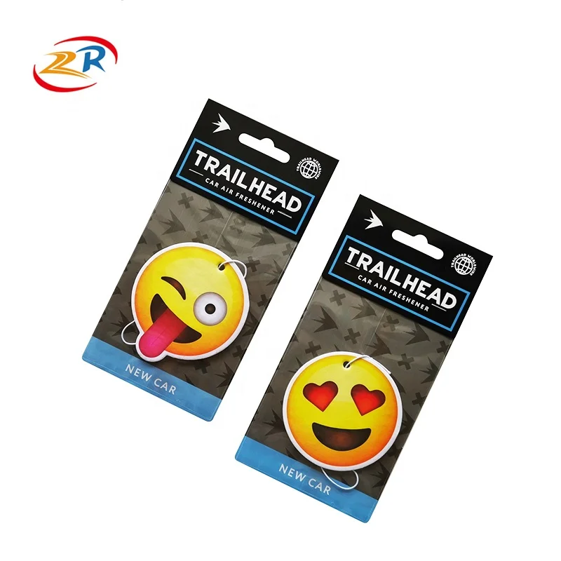 Индивидуальный бесплатный образец ароматизированной бумаги автомобильный освежитель воздуха