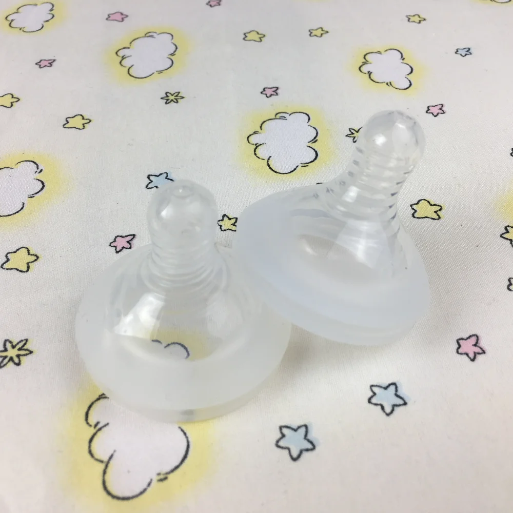 Baby Toy Silicone Nipple with New Design for Wide Neck Baby Bottle Pacifiers for Children
