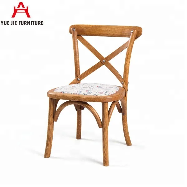 
Dining Room Hotel Wooden Cross Back Chair 