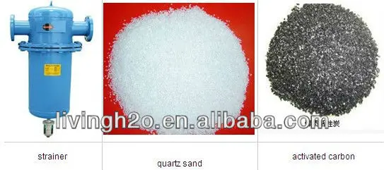 Active carbon water purification tablet Machinery sand RO filter