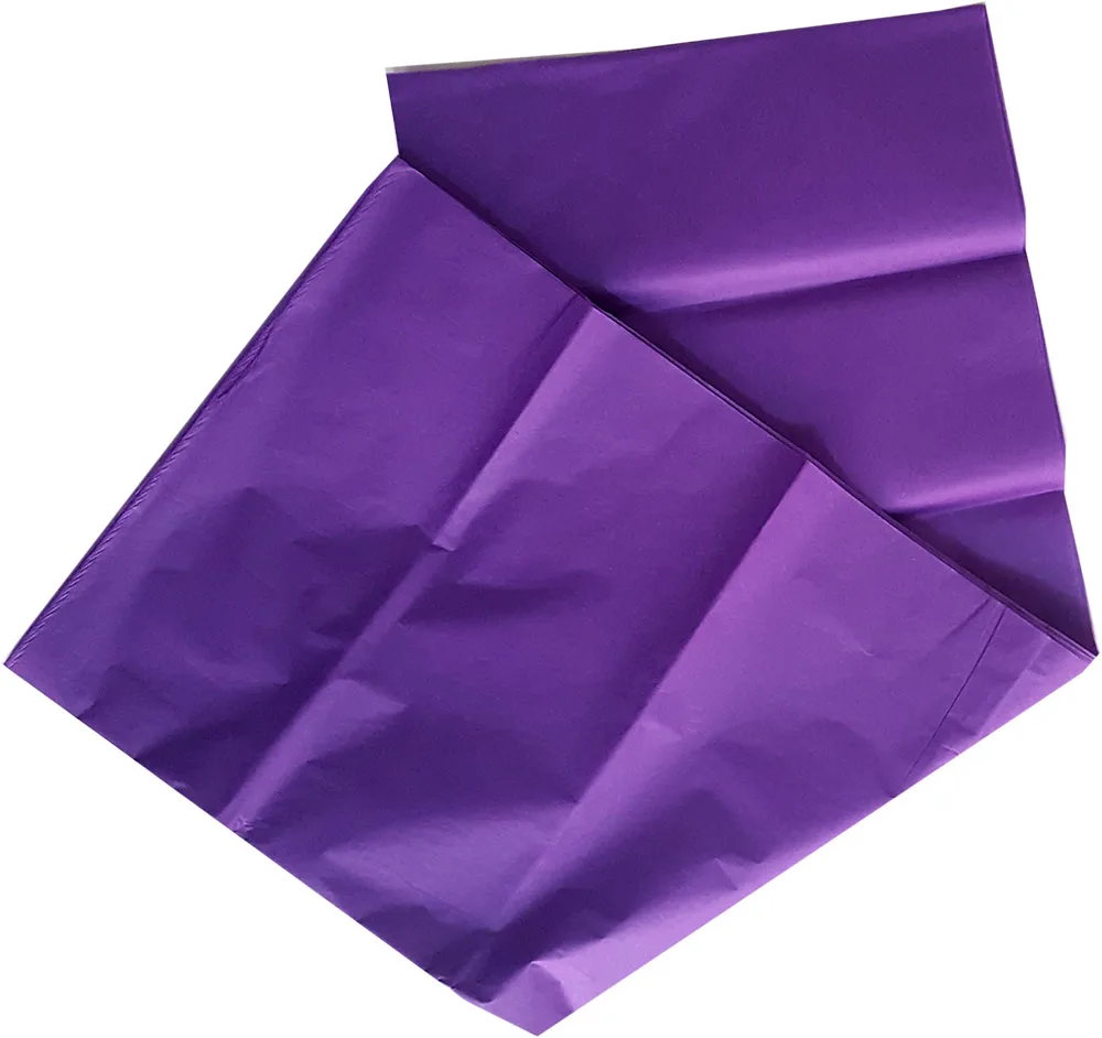 
purple color recycle tissue paper 
