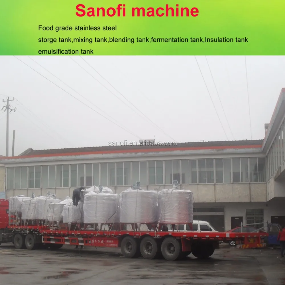 Juice Blending Tank/ Pasteurization Tank/Milk Pasteurizer