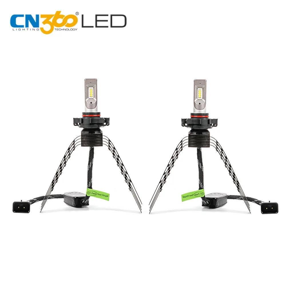 H16 автомобиля светодиодные фары 12 В 4000LM H4 H7 H13 H16 9005 высокой мощности светодиодные фары автомобиля
