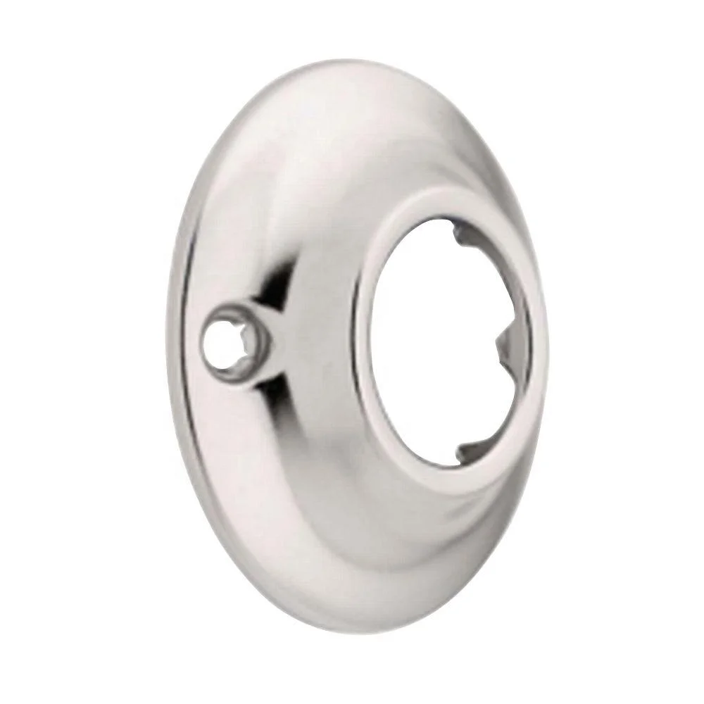 
5ft Carbon Steel Permanent Shower Rod in White 