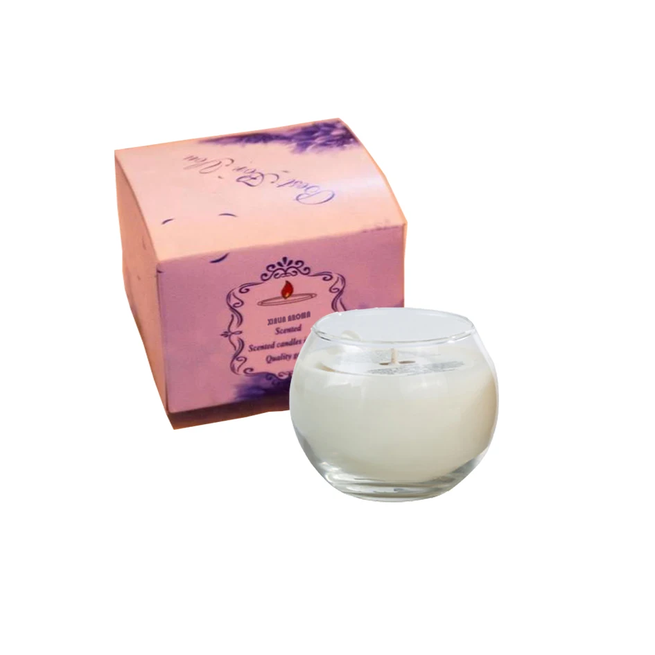 Cheap Price Wholesale Mini Egg Shaped Glass Jar Candle Private Label 100% Natural Organic Aromatherapy Soy wax Scented Candle
