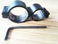 18mmx25mm Tactical Dual Hole Flashlight Laser Scope Barrel Ring Holder Bracket for Hunting Gun Rifle Scope