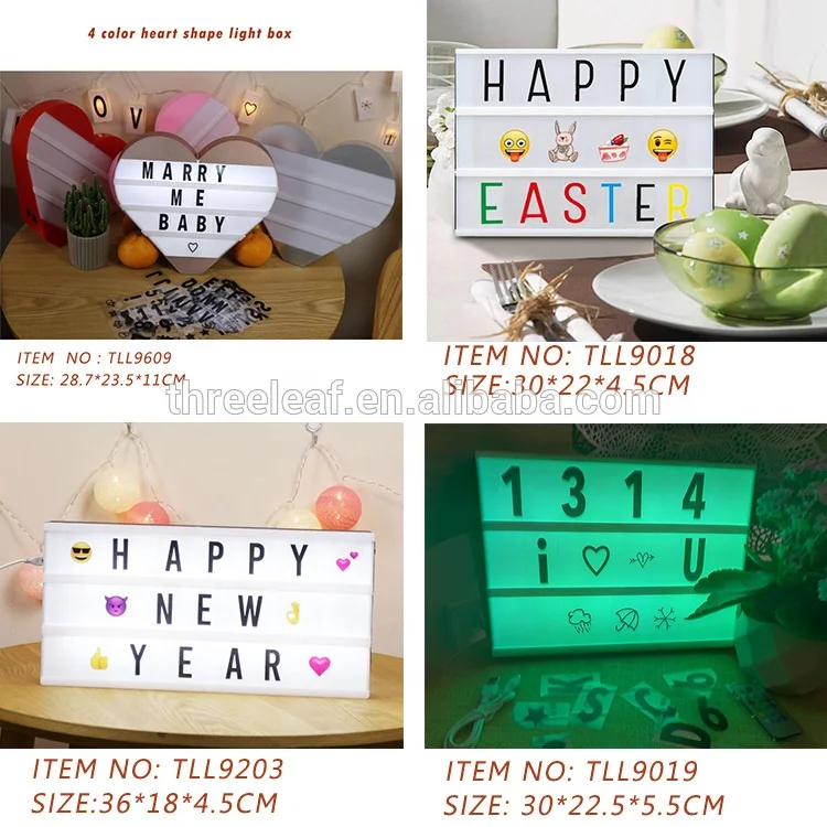 Дисплей для просмотра кино освещенные украшение световой короб Tic освещение почтовый ящик пакет