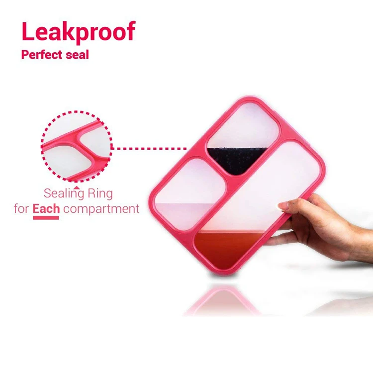 Hot Sale High Quality Bento Lunch Box With Compartment Plastic Lunch Box