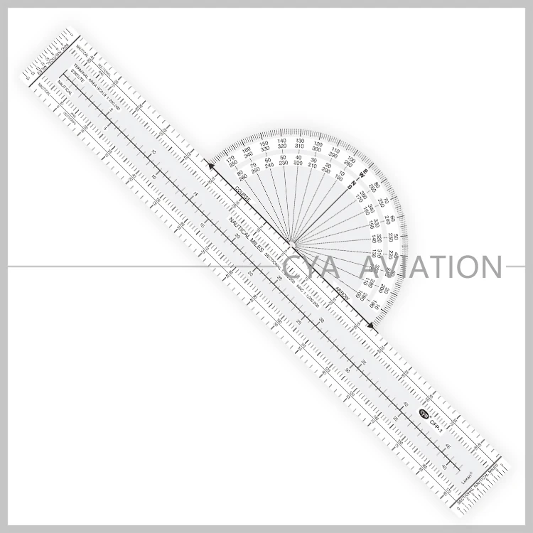 Ultimate Flight Plotter for pilot flight training with Nautical Statute Conversion for VFR nautical Charts CFP-1