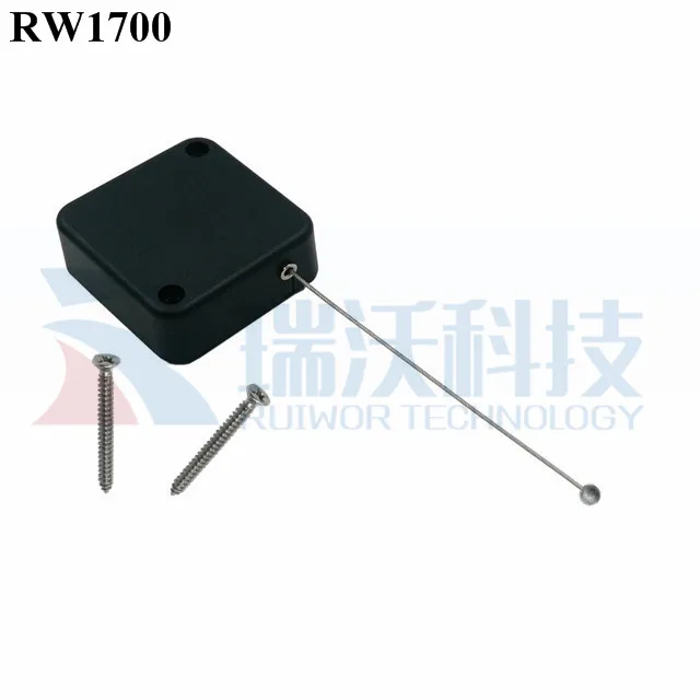 RuiWor RW1700 Wholesale Retractable Recoiler Cuboid Anti Theft Tether Pull Box with High Quality and Low Price
