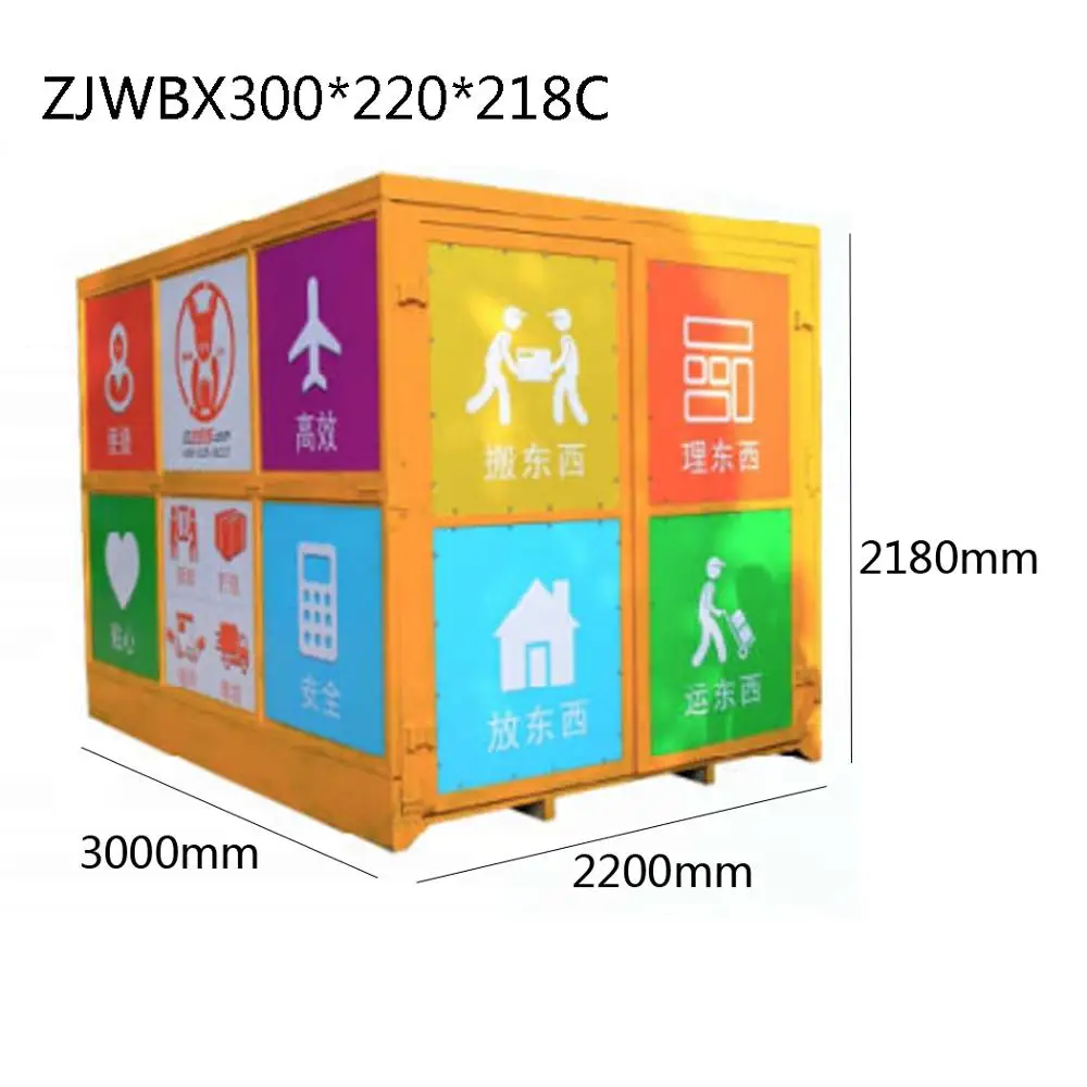 industry collapsible plastic shipping foldable pallet box container homes