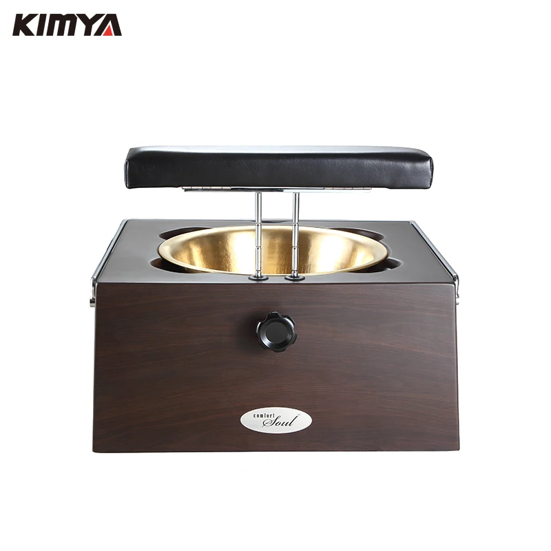 nail salon equipment high quality luxury manicure wooden pedicure chair foot spa massage