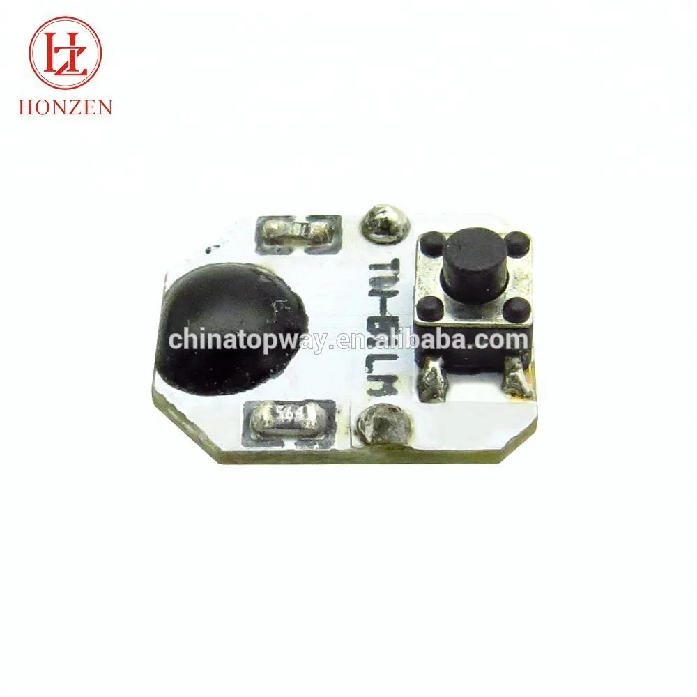 
Customized mini single 3528 red led flashing module with CR927 battery 