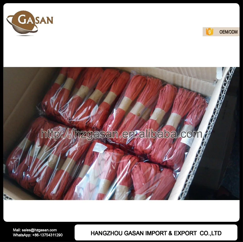 
Hot Sale 50m/bundle Paper Raffia Yarn For Crochet 