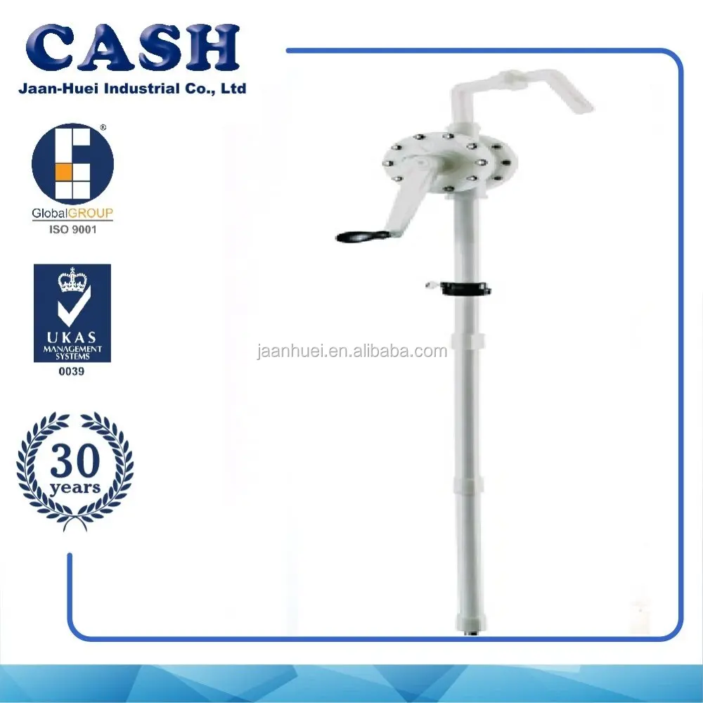 High Quality Plastic Manuel Rotary Drum Pump Food Grade for Oil, Water, Chemical