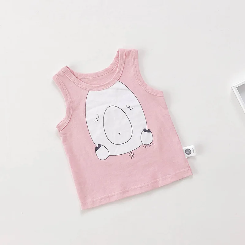 
Baby clothing Hot-selling baby summer clothes cartoon waistcoats and baby clothes in 2019 