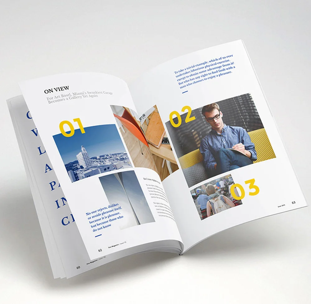 
1 pc high quality magazine customized catalog printing booklet printing brochure printing 